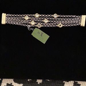 Silver and Gold Magnetic Clasp Bracelet